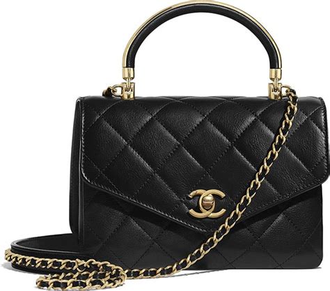 chanel gold handle|Chanel handbag with handle.